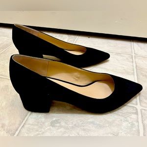 Franco Sarto W11 black suede dress shoes